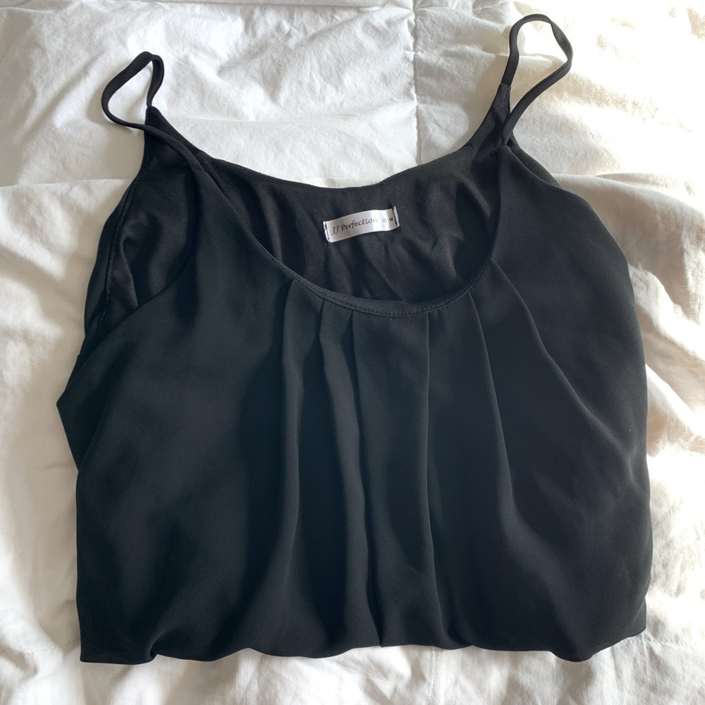 Pleated tank top